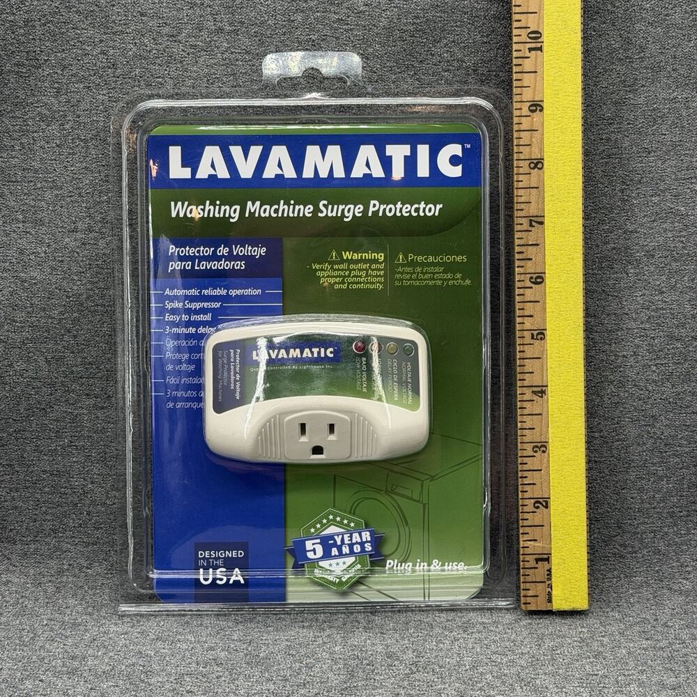 Lavamatic WS-10521 Washing Machine Electronic Voltage & Surge Protector NEW